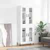 Image de vidaXL Buffet haut Blanc 69 5x34x180 cm Bois dingénierie 3198281