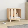 Image de vidaXL Niche pour chien 50x40x52 cm Bois de pin massif 822471