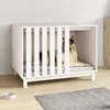 Image de vidaXL Niche pour chien Blanc 100x70x72 cm Bois de pin massif 822492