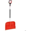 Image de Pelle à neige - vidaXL - Aluminium - Rouge - 136 cm - Pratique et robuste