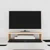 Image de vidaXL Support pour moniteur 50x27x10 cm Bois de pin solide 813944