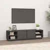 Image de 814456 vidaXL Meuble TV Gris 156x40x40 cm Bois de pin massif