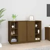 Image de 814502 vidaXL Buffet Marron miel 120x35x80 cm Bois massif de pin