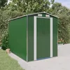 Image de vidaXL Abri de jardin Vert 192x274x223 cm Métal galvanisé 3147428