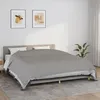 Image de vidaXL Couverture lestée Gris 220x260 cm 15 kg Tissu 350731