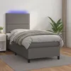 Image de vidaXL Lit coulissant sans matelas blanc 2x(100x200) cm 823400