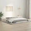 Image de vidaXL Cadre de lit sans matelas blanc 140x200 cm bois de pin massif 823445