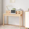 Image de vidaXL Bureau 110x50x93 cm Bois massif de pin 823529