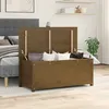 Image de 823542 vidaXL Boîte de rangement Marron miel 110x50x455cm Bois massif de pin