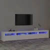 Image de vidaXL Meuble TV avec Lumières LED Centre de Divertissement Rangement Meuble Média Meuble de Salon Salle de Séjour Maison 3152722