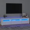 Image de vidaXL Meuble TV avec Lumières LED Centre de Divertissement Rangement Meuble Média Meuble de Salon Salle de Séjour Maison 3152738