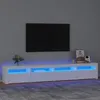 Image de vidaXL Meuble TV avec Lumières LED Centre de Divertissement Rangement Meuble Média Meuble de Salon Salle de Séjour Maison 3152762