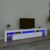 Image de vidaXL Meuble TV avec Lumières LED Centre de Divertissement Rangement Meuble Média Meuble de Salon Salle de Séjour Maison 3152794