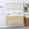 Image de 3152850 vidaXL Ensemble de meubles de salle de bain 3 pcs Chêne sonoma