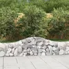 Image de vidaXL Panier de Gabions Arqué Cage à Gabion Mur de Gabion Panier à Pierre Gabion pour Pierre Jardin Patio Extérieur 153382