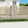 Image de vidaXL Panier de Gabions Arqué Cage à Gabion Mur de Gabion Panier à Pierre Gabion pour Pierre Jardin Patio Extérieur 153431