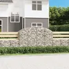 Image de vidaXL Panier de Gabions Arqué Cage à Gabion Mur de Gabion Panier à Pierre Gabion pour Pierre Jardin Patio Extérieur 153476