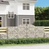 Image de vidaXL Panier de Gabions Arqué Cage à Gabion Mur de Gabion Panier à Pierre Gabion pour Pierre Patio Extérieur 153506