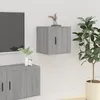 Image de 816652 vidaXL Meuble TV mural Sonoma gris 40x345x40 cm
