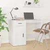 Image de 816784 vidaXL Bureau Blanc 100x49x75 cm Bois dingénierie