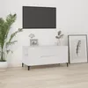 Image de vidaXL Meuble TV Blanc 102x445x50 cm Bois dingénierie 819604