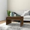 Image de 825842 vidaXL Table basse Chêne marron 68x50x38 cm Bois dingénierie