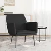 Image de 351377 vidaXL Fauteuil Noir 62x79x79 cm Velours