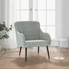Image de 351436 vidaXL Fauteuil Gris clair 63x76x80 cm Velours