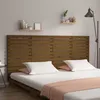 Image de vidaXL Tête de lit murale Marron miel 166x3x91 5 cm Bois massif de pin 824701