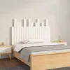 Image de vidaXL Tête de lit murale Blanc 108x3x80 cm Bois massif de pin 824774
