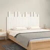 Image de vidaXL Tête de lit murale Blanc 140x3x80 cm Bois massif de pin 824819