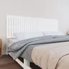 Image de vidaXL Tête de lit murale Blanc 185x3x60 cm Bois massif de pin 824864