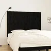 Image de vidaXL Tête de lit murale Noir 159 5x3x110 cm Bois massif de pin 824952