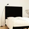 Image de vidaXL Tête de lit murale Noir 140x3x110 cm Bois massif de pin 824972