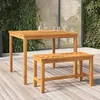 Image de vidaXL Banc de jardin 80 cm bois massif dacacia 362236