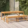 Image de vidaXL Banc de jardin 180 cm bois massif dacacia 362239