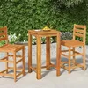 Image de vidaXL Table de bar de jardin 60x60x105 cm Bois dacacia solide 319700