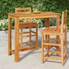 Image de vidaXL Table de bar de jardin 120x60x105 cm Bois dacacia solide 319701