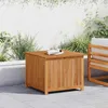 Image de vidaXL Boîte de rangement de jardin 75x75x58 cm bois massif dacacia 319706
