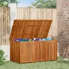 Image de vidaXL Boîte de rangement de jardin 150x80x75 cm bois massif dacacia 319707