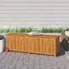 Image de vidaXL Boîte de rangement de jardin avec roues 150x50x58cm bois acacia 319713