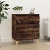 Image de 823045 vidaXL Buffet Chêne fumé 60x35x70 cm Bois dingénierie