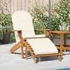 Image de vidaXL Chaise de jardin Adirondack et repose-pieds bois massif acacia 360033