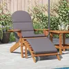 Image de vidaXL Chaise de jardin Adirondack et repose-pieds bois massif acacia 360034