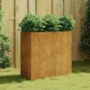 Image de vidaXL Jardinière 80x40x80 cm acier corten 824525