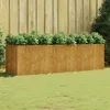 Image de vidaXL Jardinière Bac à Fleurs Pot de Plantes Lit Surélevé Décoration de Jardin Patio Terrasse Extérieur 280x80x80 cm 824540