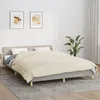Image de vidaXL Couverture lestée Crème clair 220x240 cm 11 kg Tissu 3154880