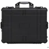 Image de Valise de vol à roulettes - vidaXL - Noir - Coque rigide - 4 roulettes - Imperméable