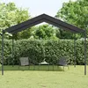 Image de vidaXL Tente à auvent anthracite 4x3 m acier et tissu gazebo tente de jardin gazebo extérieur gazebo de jardin 362453