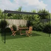 Image de vidaXL Belvédère anthracite 4x4 m 180 g/m² tissu et acier auvent abri à baldaquin abri tente événementielle 362465